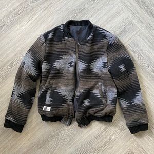 ✨SOLD✨Reversible Southwestern Bomber Jacket